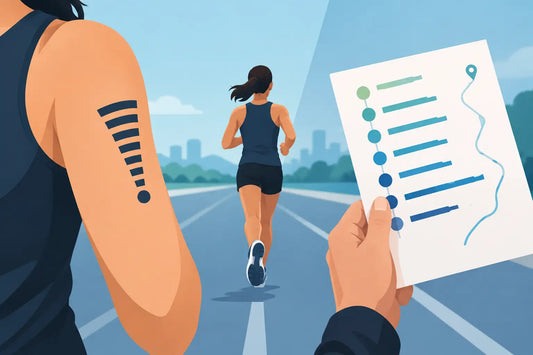Race Tattoo Versus Paper for Race-Day Pacing